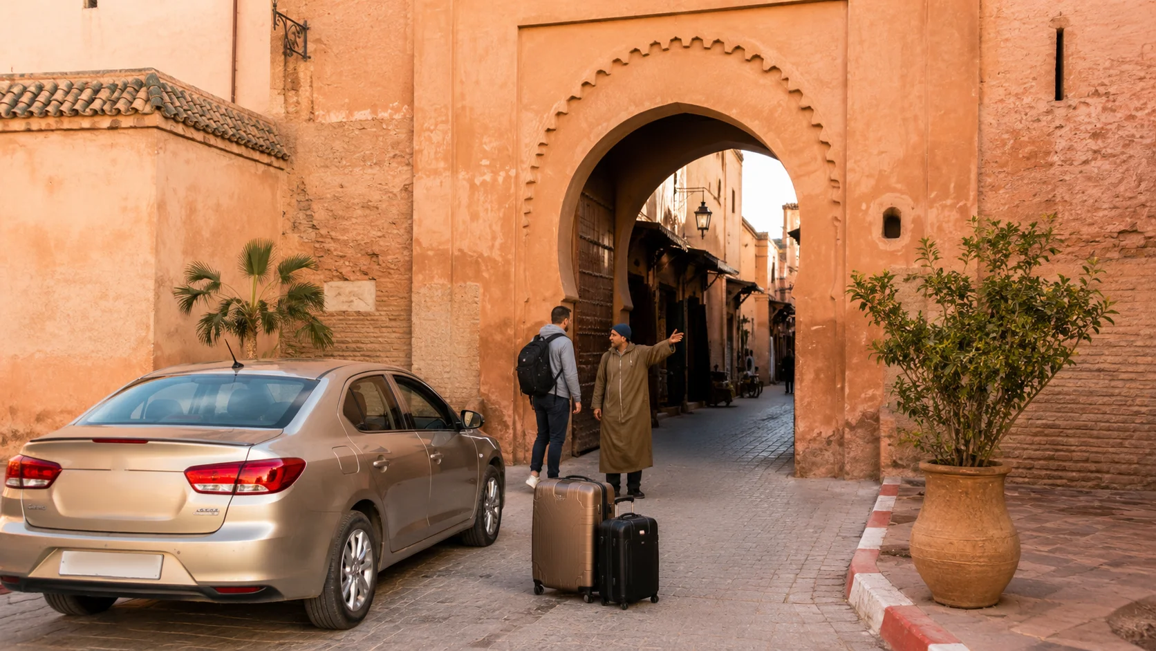 Transfert de riad à Marrakech Médina
