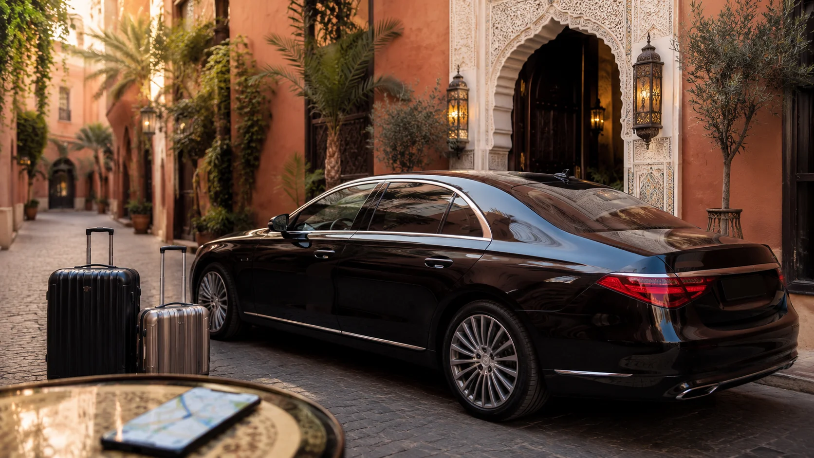 Taxi vs privater Fahrer Marrakesch