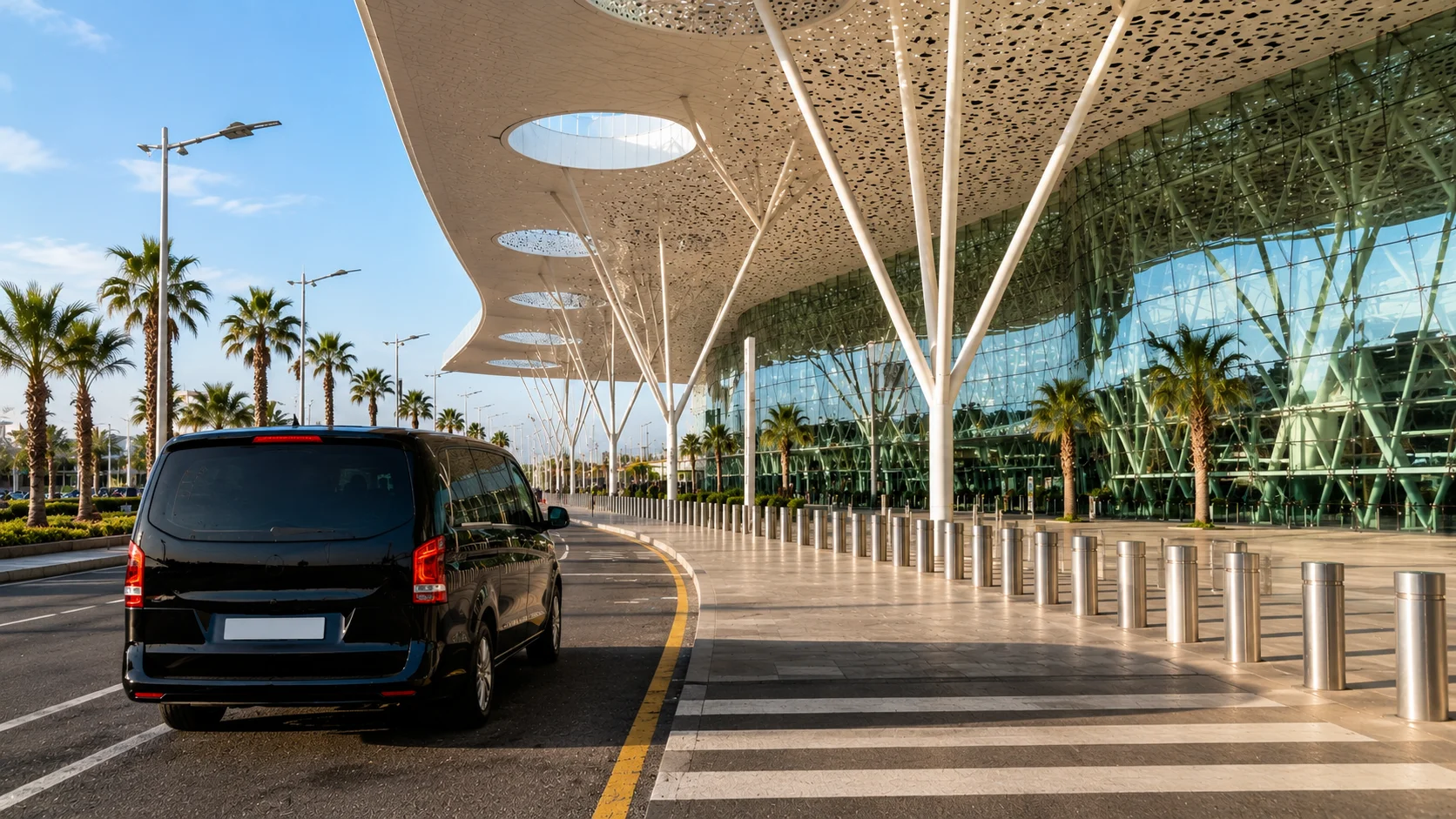 Marrakech airport departure